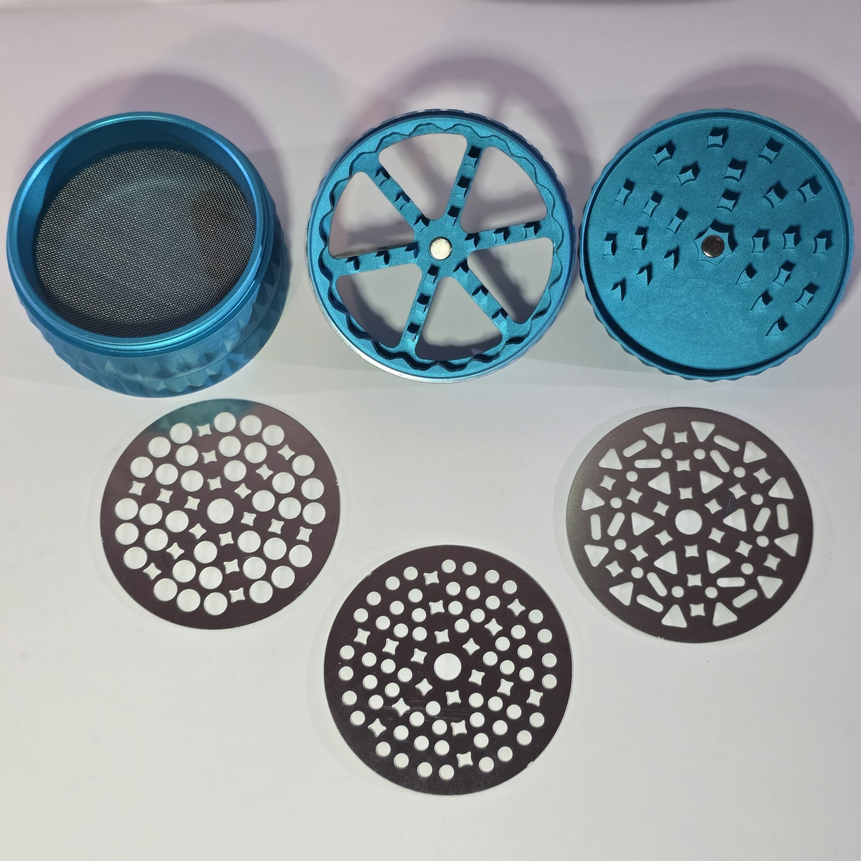 Xtendo Trinity Modular Grinder ⸻Precision Grinder with 3 Interchangeable Screens