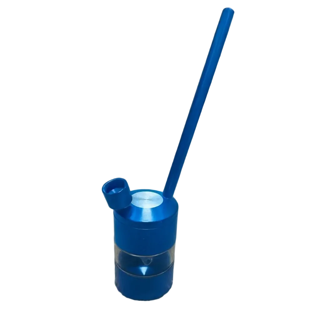 Blue Aluminum Bubbler