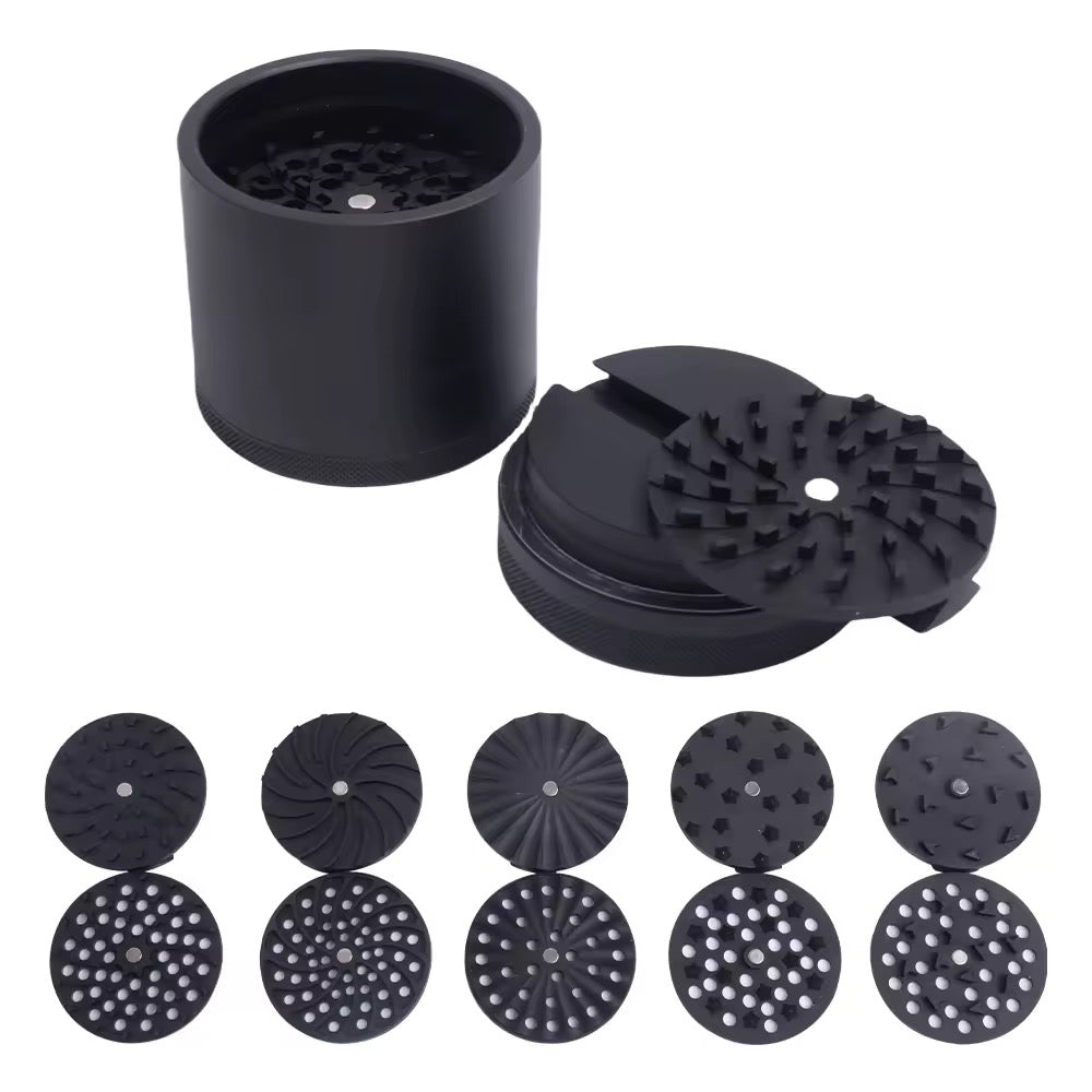 Xtendo Apex Modular Grinder System— 63mm Interchangeable Teeth Aluminum Herb Grinder