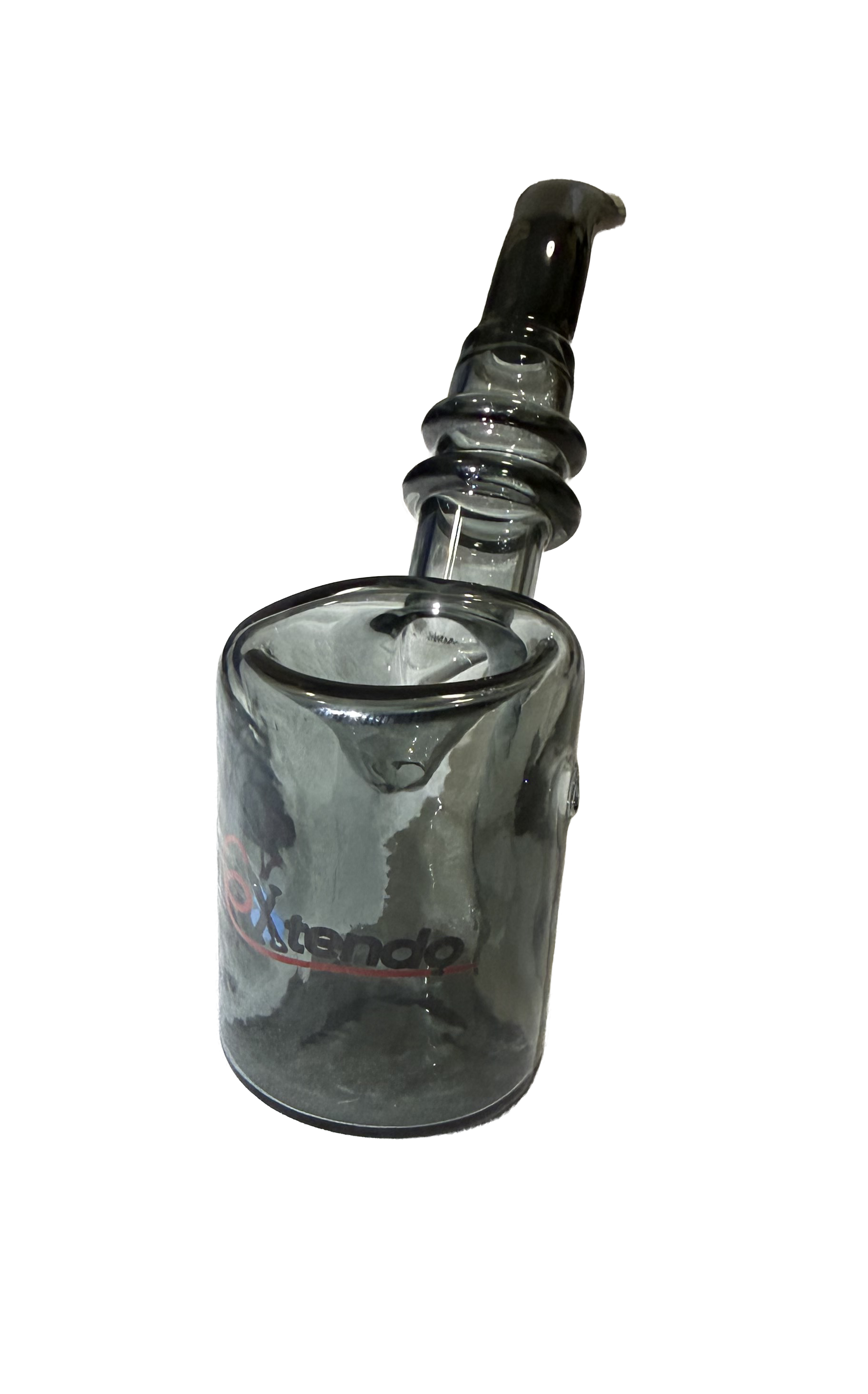 Xtendo Sherlock Glass Pipe — Classic Sitter Design with Ash-Catching Base