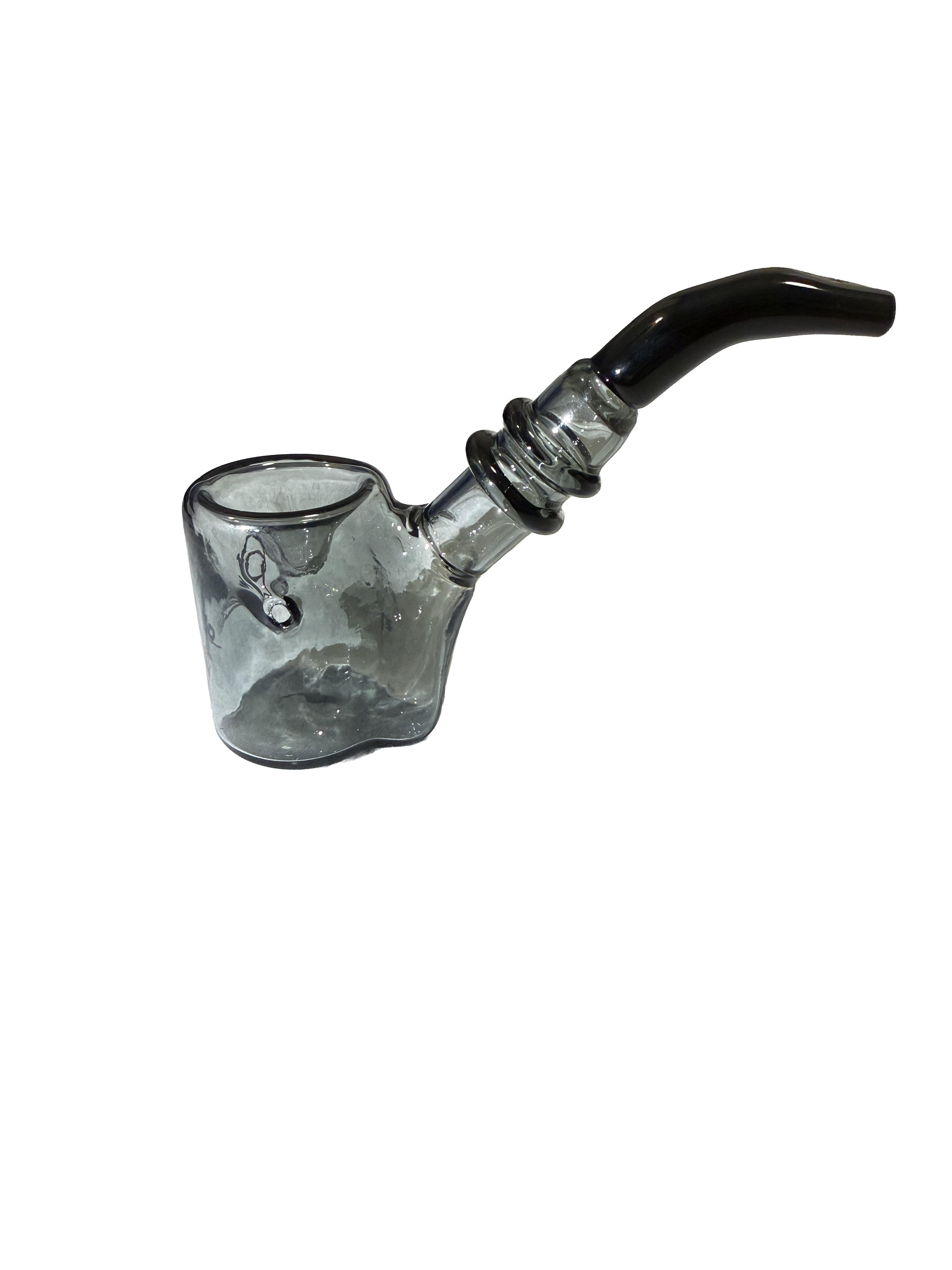 Xtendo Sherlock Glass Pipe — Classic Sitter Design with Ash-Catching Base