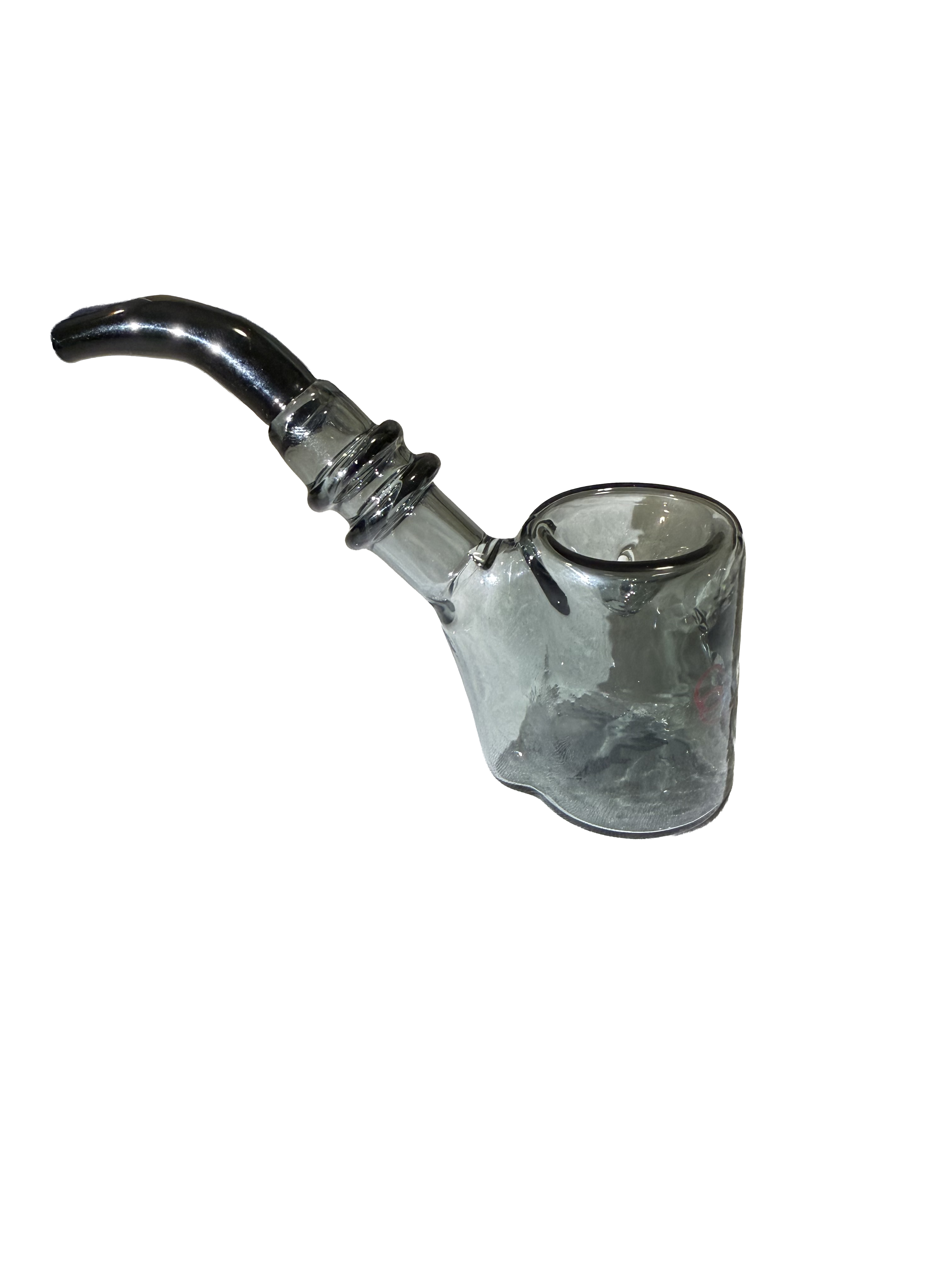 Xtendo Sherlock Glass Pipe — Classic Sitter Design with Ash-Catching Base