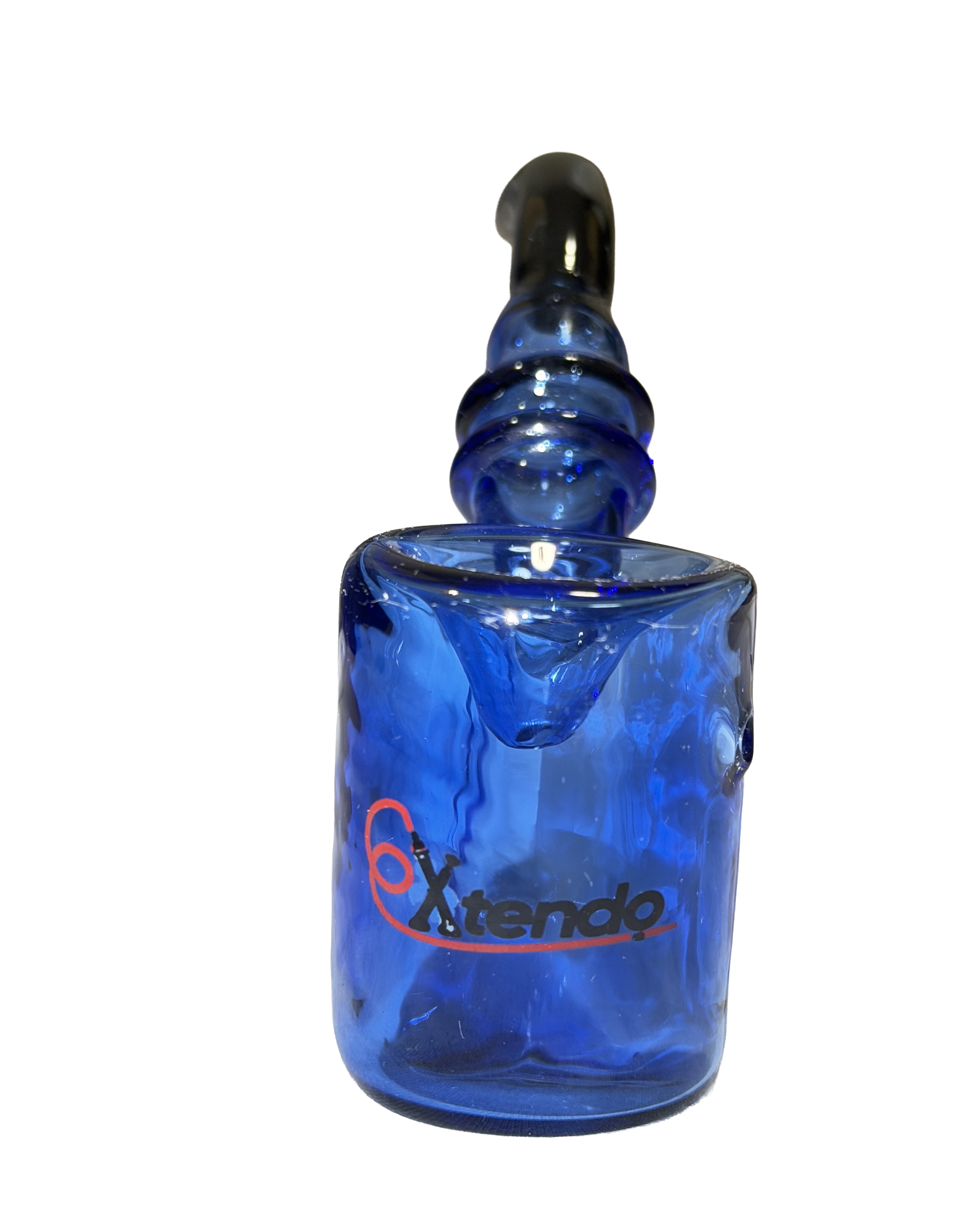 Xtendo Sherlock Glass Pipe — Classic Sitter Design with Ash-Catching Base