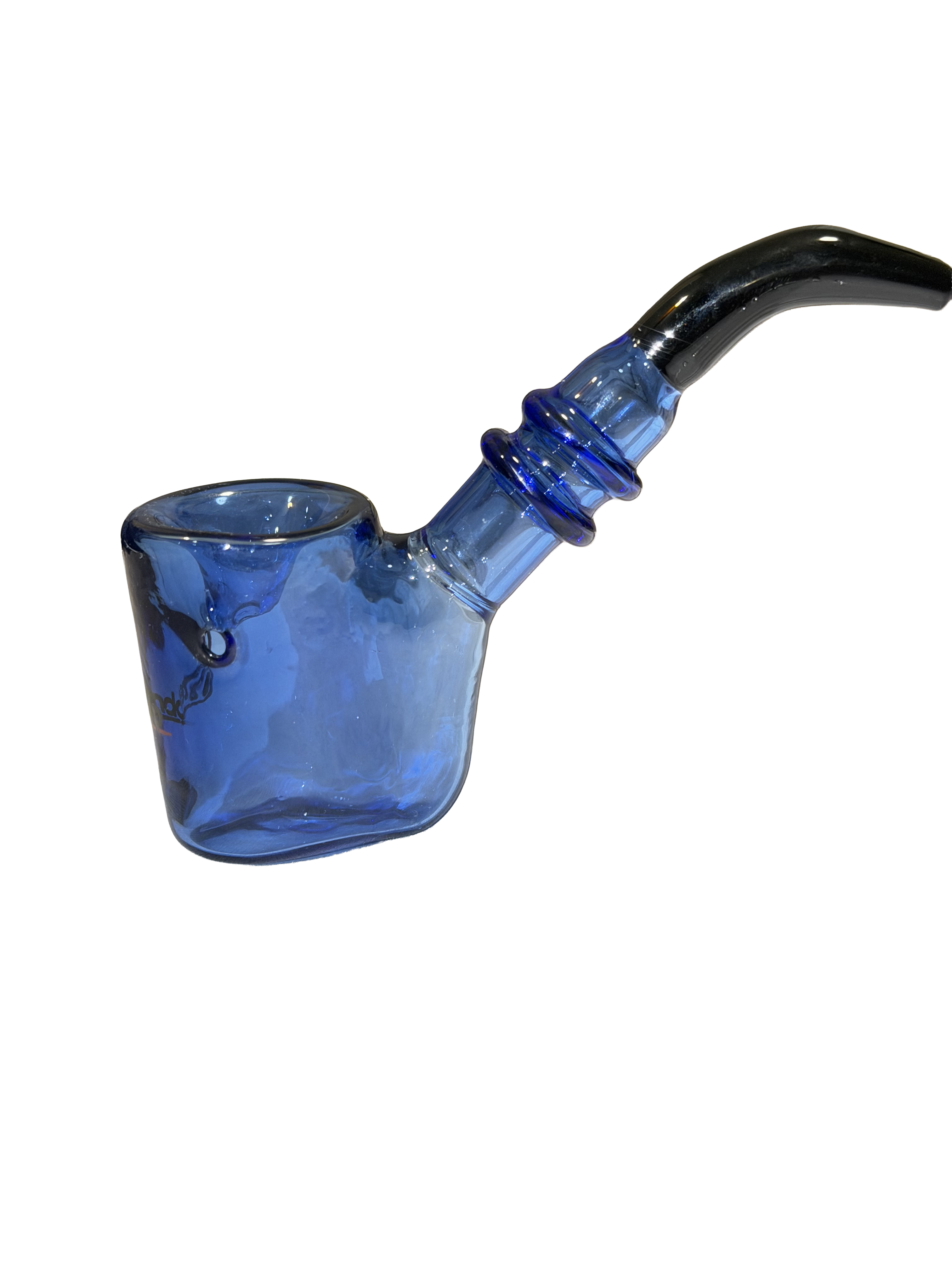 Xtendo Sherlock Glass Pipe — Classic Sitter Design with Ash-Catching Base
