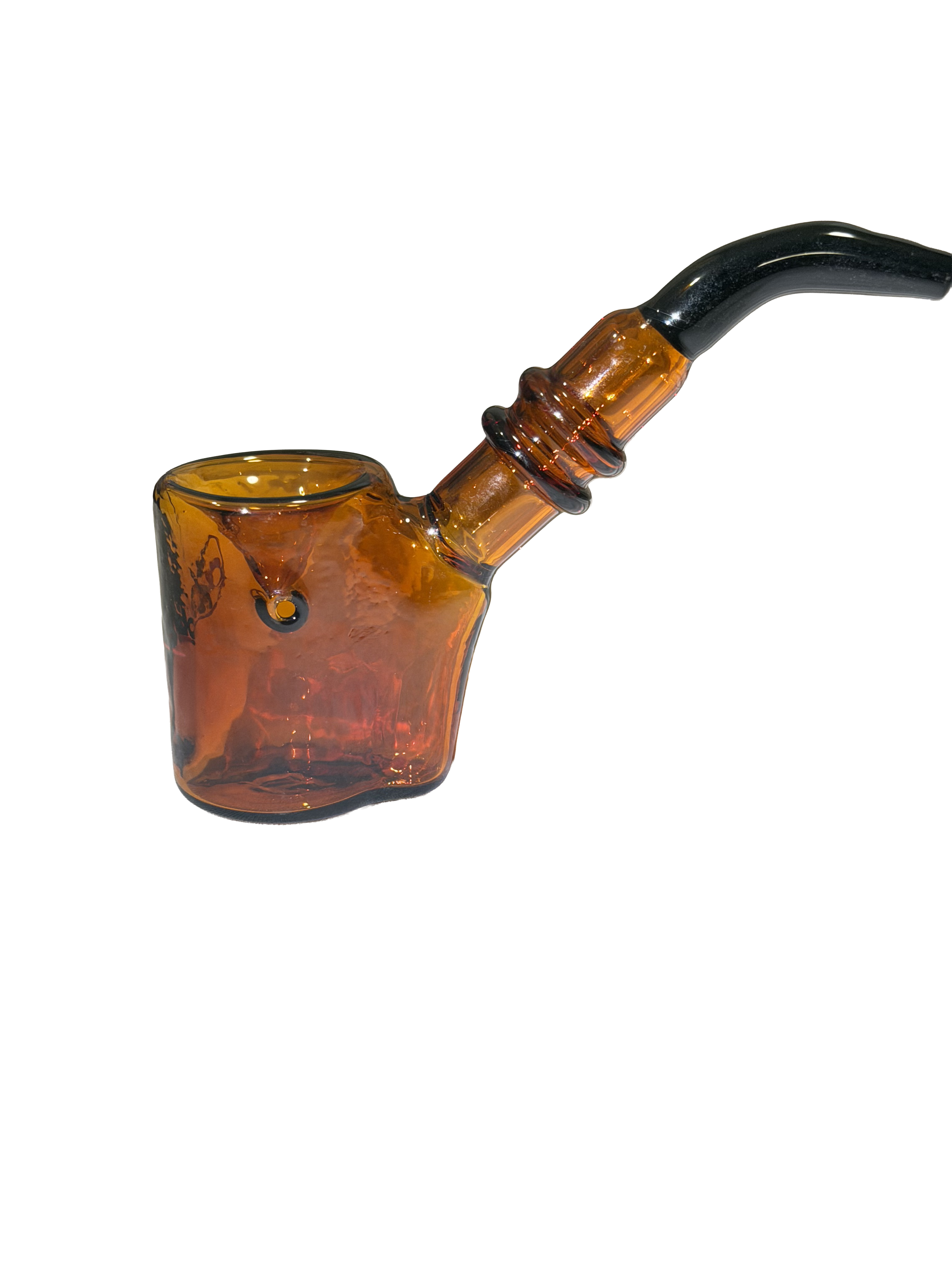 Xtendo Sherlock Glass Pipe — Classic Sitter Design with Ash-Catching Base