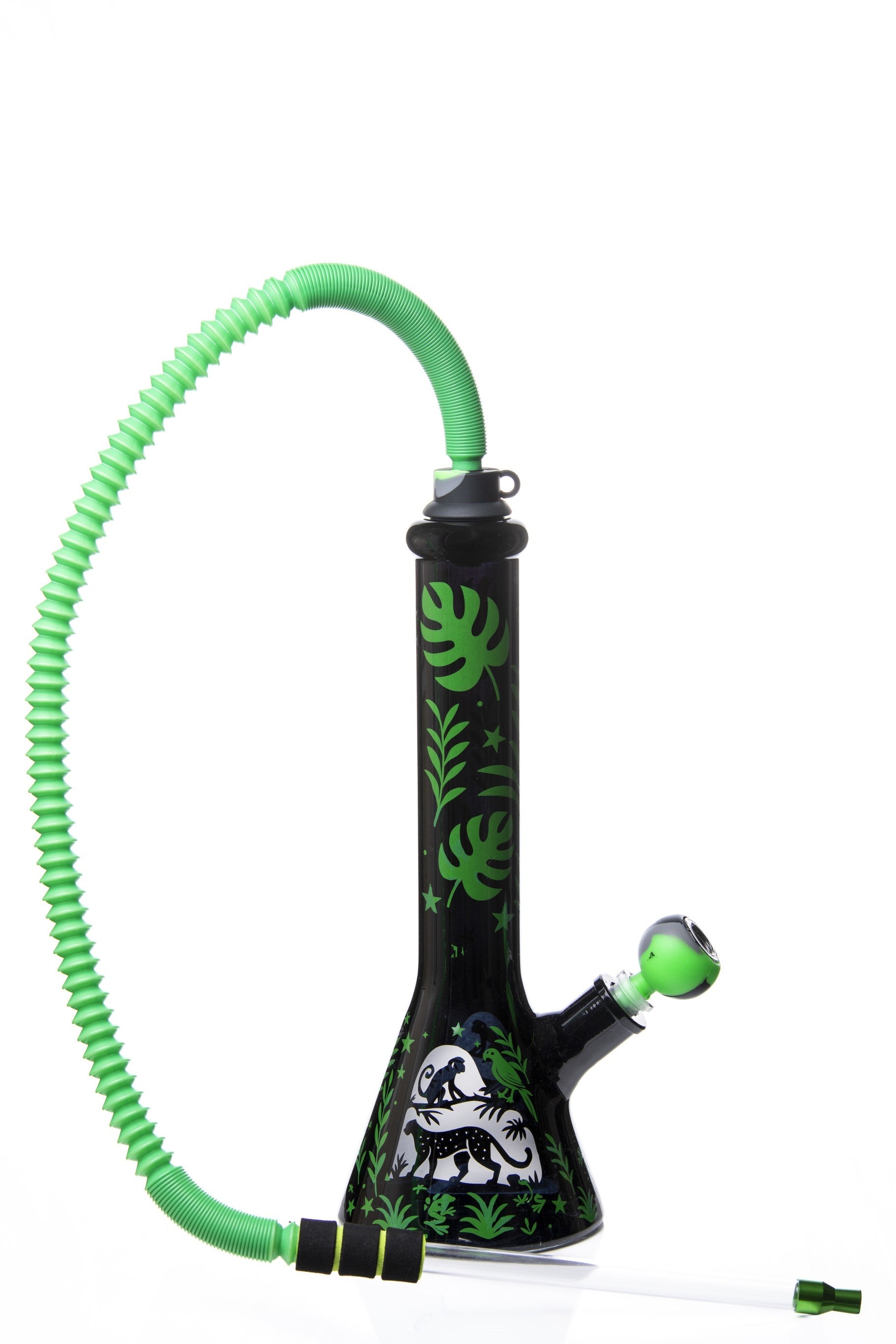 Xtendo Aether Forest Complete Kit with LED Water Pipe Design, Adapter, & Extendable Hose