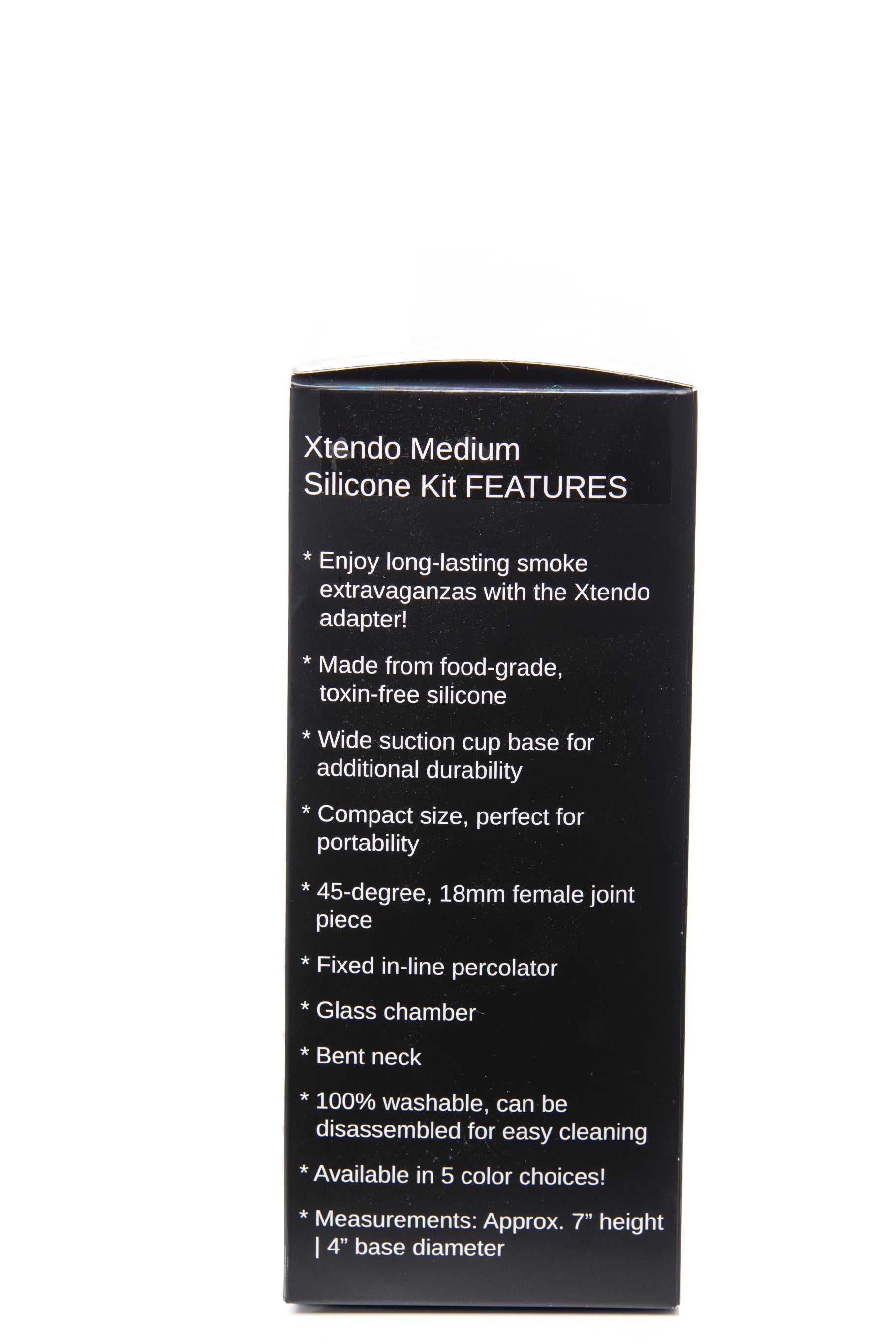 Xtendo RED Hybrid Complete Kit with Xtendo Adapter, Silicone/Glass Bowl, & Extendable Hose