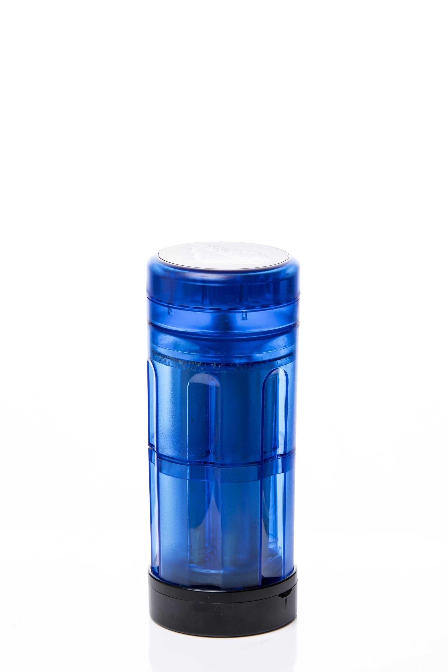 Xtendo 6 Shooter Grinder (Blue) — 3-in-1 Grinder 6 Cone Revolving Loader & Storage
