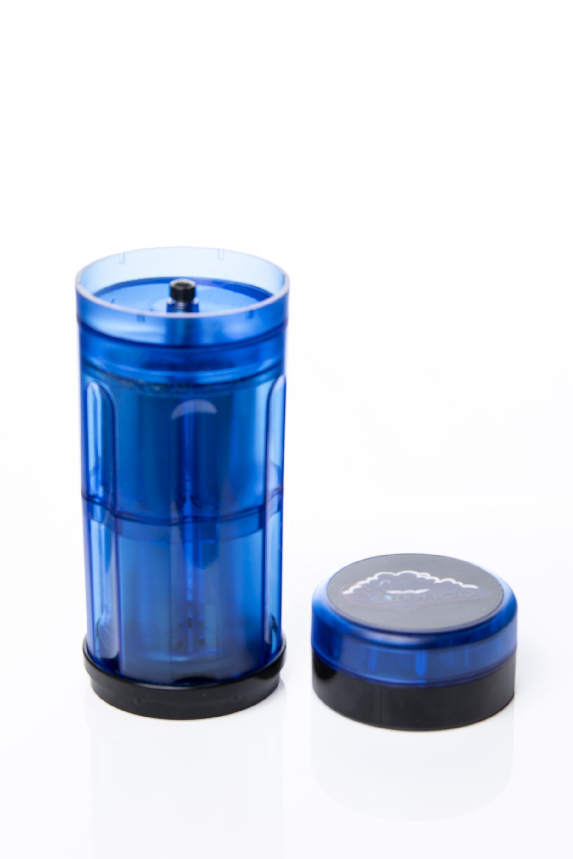 Xtendo 6 Shooter Grinder (Blue) — 3-in-1 Grinder 6 Cone Revolving Loader & Storage
