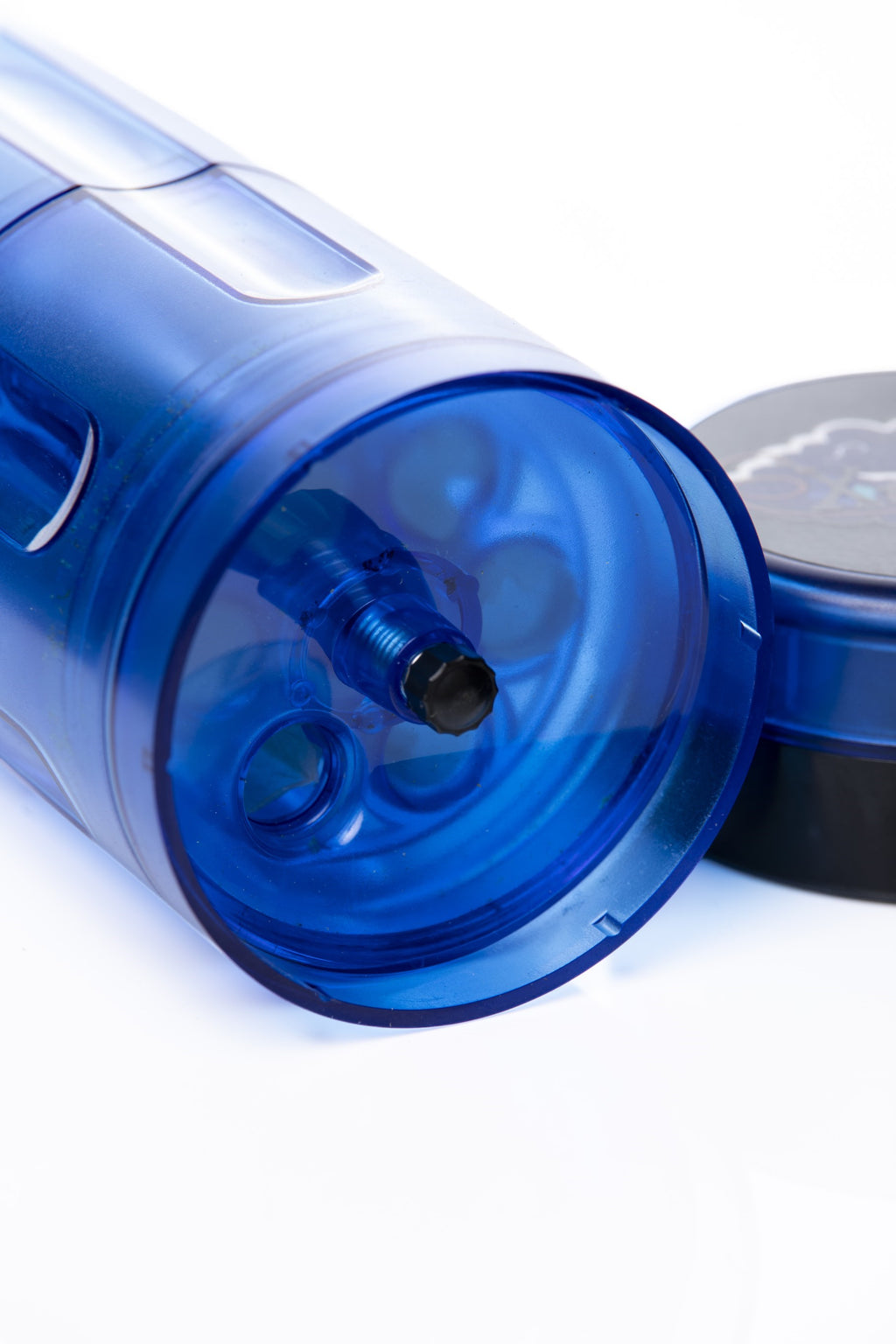 Xtendo 6 Shooter Grinder (Blue) — 3-in-1 Grinder 6 Cone Revolving Loader & Storage