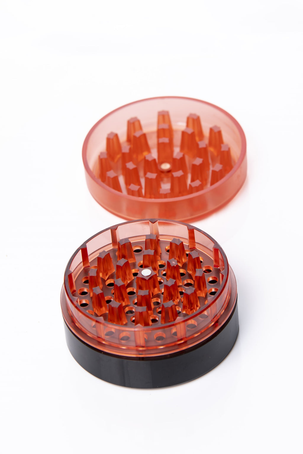 Xtendo 6 Shooter Grinder (Red) — 3-in-1 Grinder 6 Cone Revolving Loader & Storage