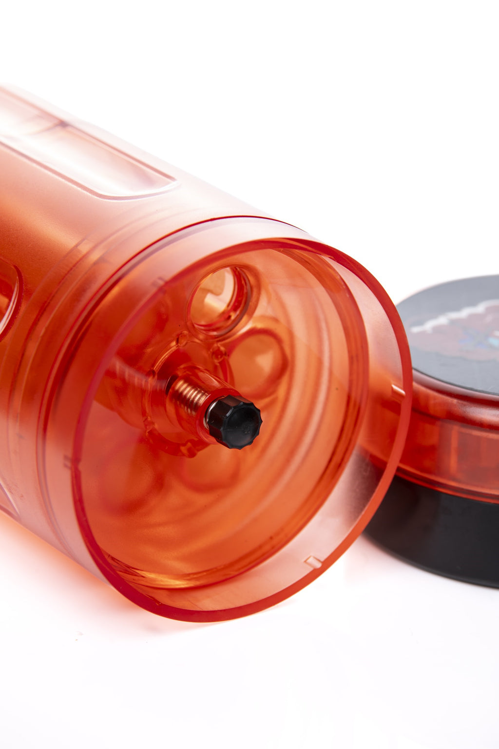 Xtendo 6 Shooter Grinder (Red) — 3-in-1 Grinder 6 Cone Revolving Loader & Storage
