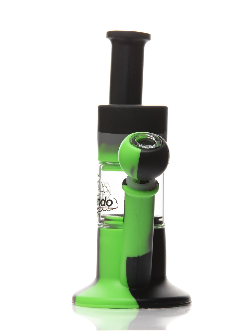 Xtendo GREEN Hybrid Complete Kit with Xtendo Adapter, Silicone/Glass Bowl, & Extendable Hose