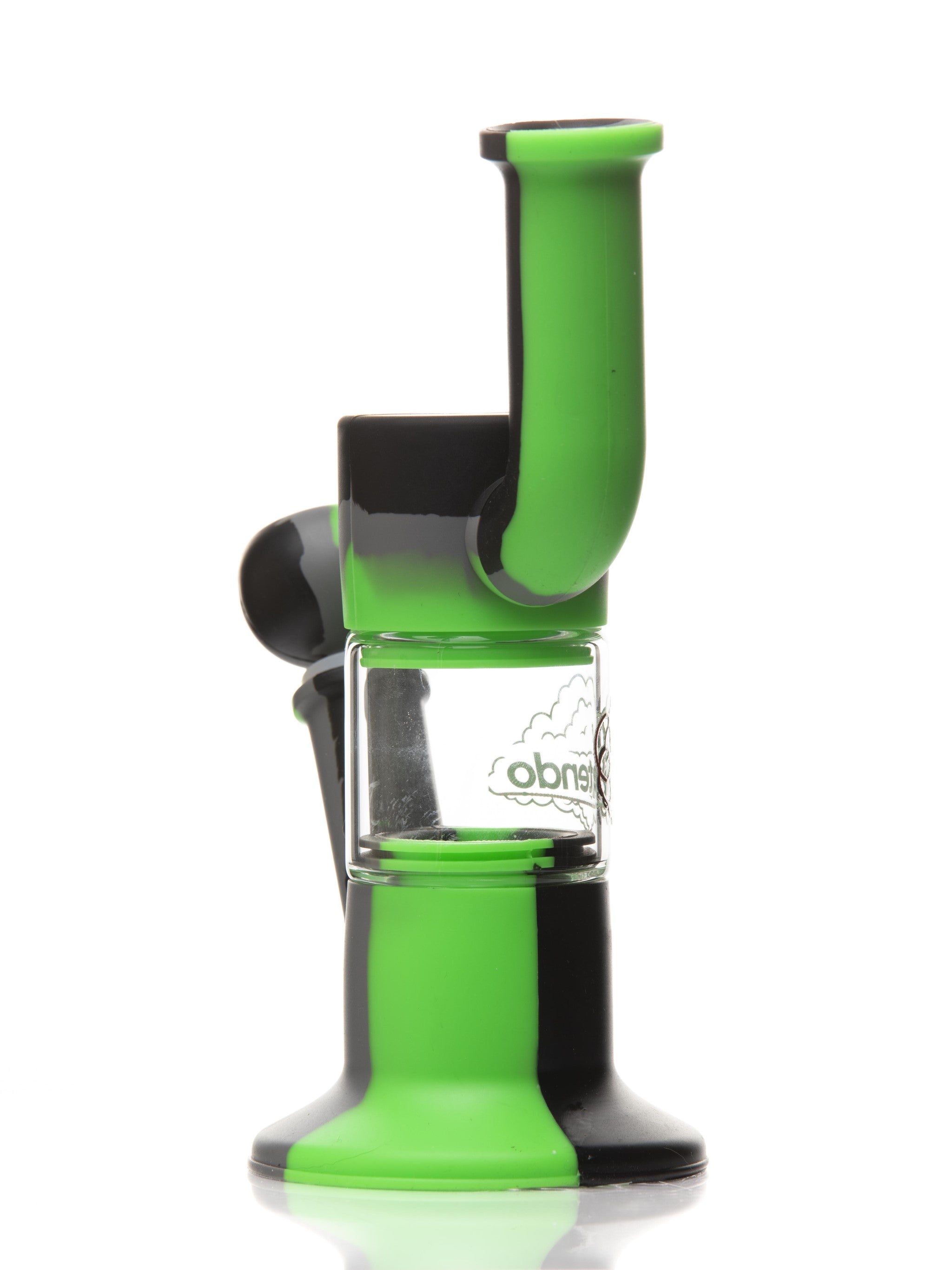 Xtendo GREEN Hybrid Complete Kit with Xtendo Adapter, Silicone/Glass Bowl, & Extendable Hose
