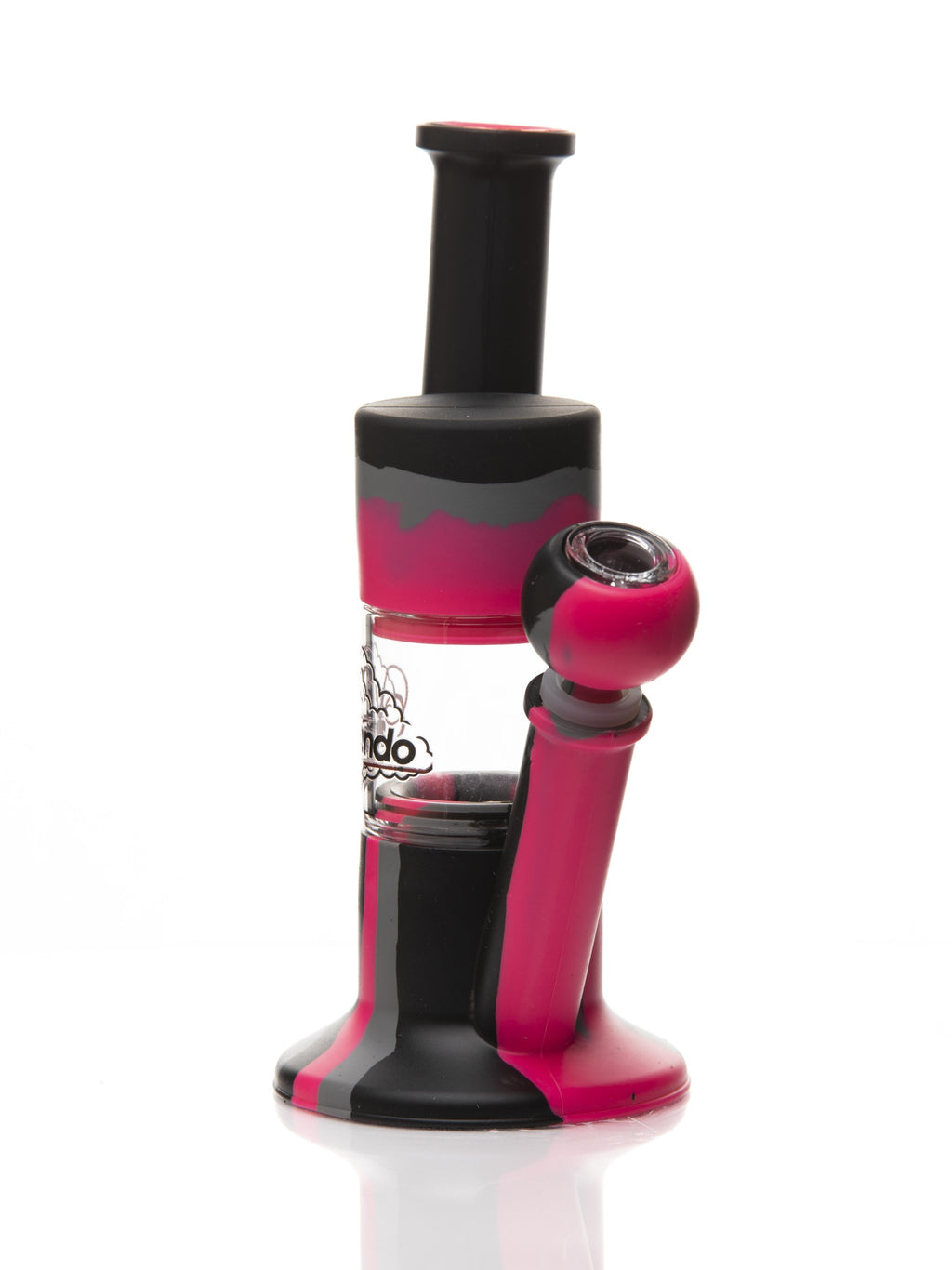 Xtendo MAGENTA Hybrid Complete Kit with Xtendo Adapter, Silicone/Glass Bowl, & Extendable Hose