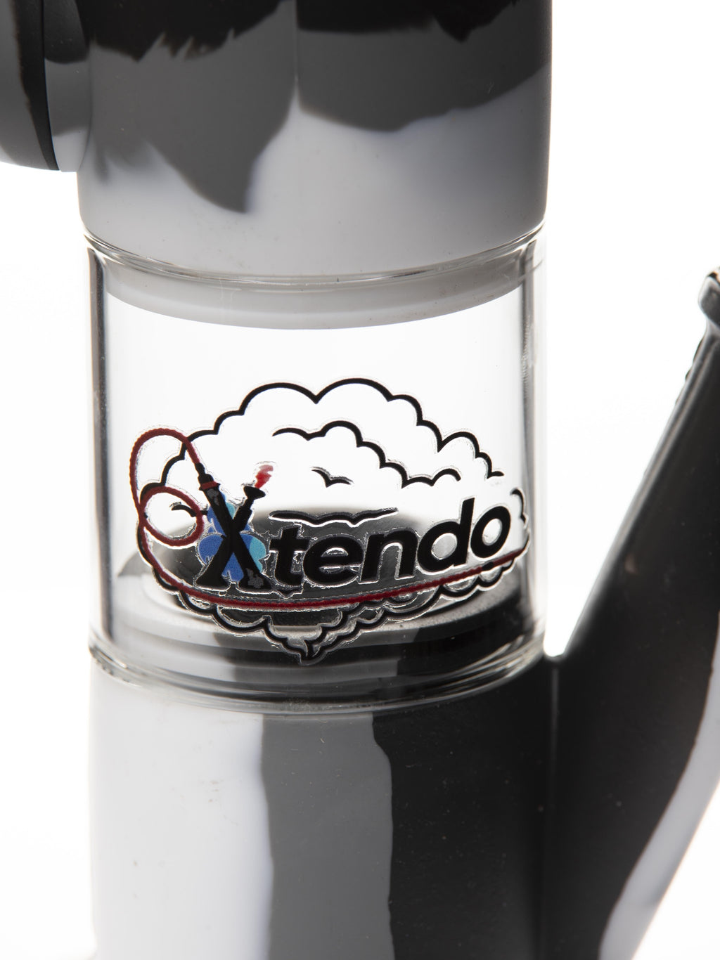 Xtendo WHITE Hybrid Complete Kit with Xtendo Adapter, Silicone/Glass Bowl, & Extendable Hose