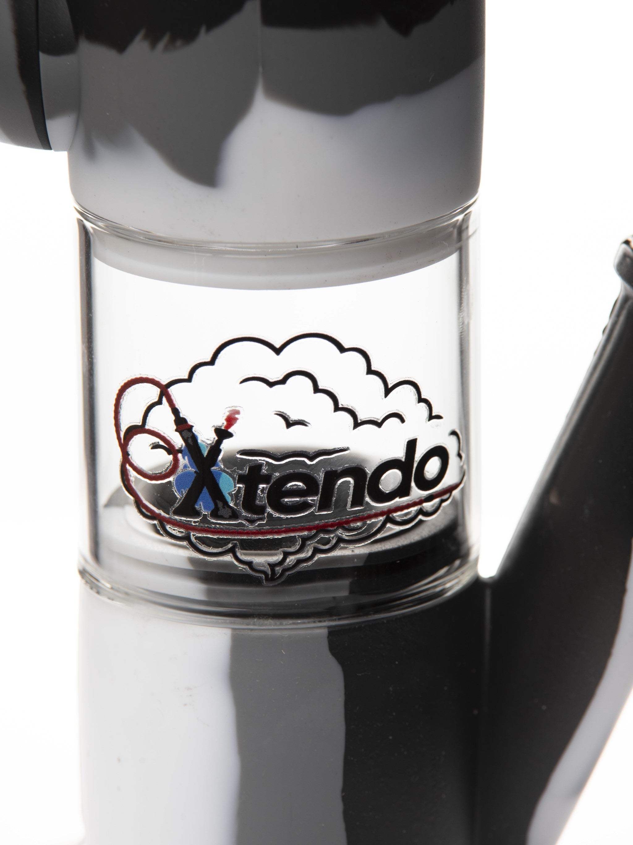 Xtendo WHITE Hybrid Complete Kit with Xtendo Adapter, Silicone/Glass Bowl, & Extendable Hose
