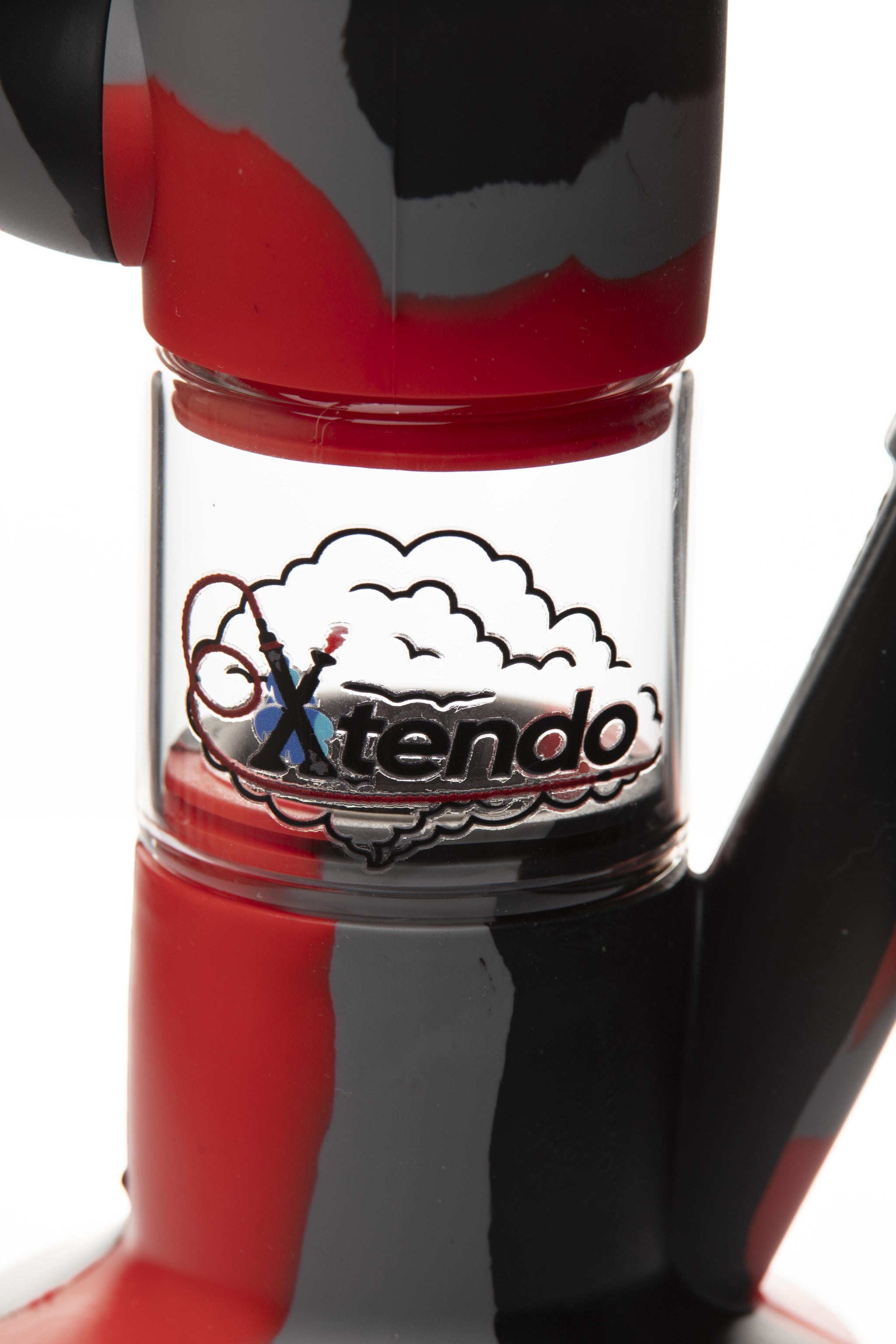 Xtendo RED Hybrid Complete Kit with Xtendo Adapter, Silicone/Glass Bowl, & Extendable Hose