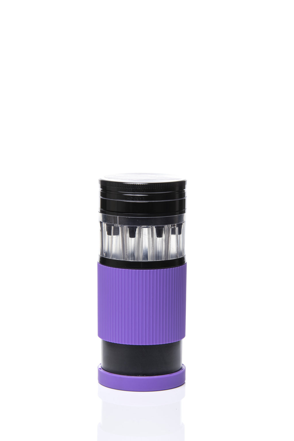 Xtendo 3-in-1 Grinder Pre-Roll Shooter (PURPLE) — Fill 8 Cones at Once with Precision