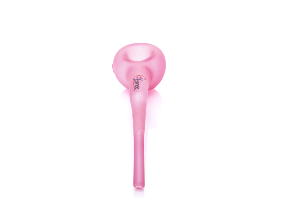 Xtendo Gandalf Glass Pipe (PINK) — Long Stem Wizard-Style Churchwarden Hand Pipe