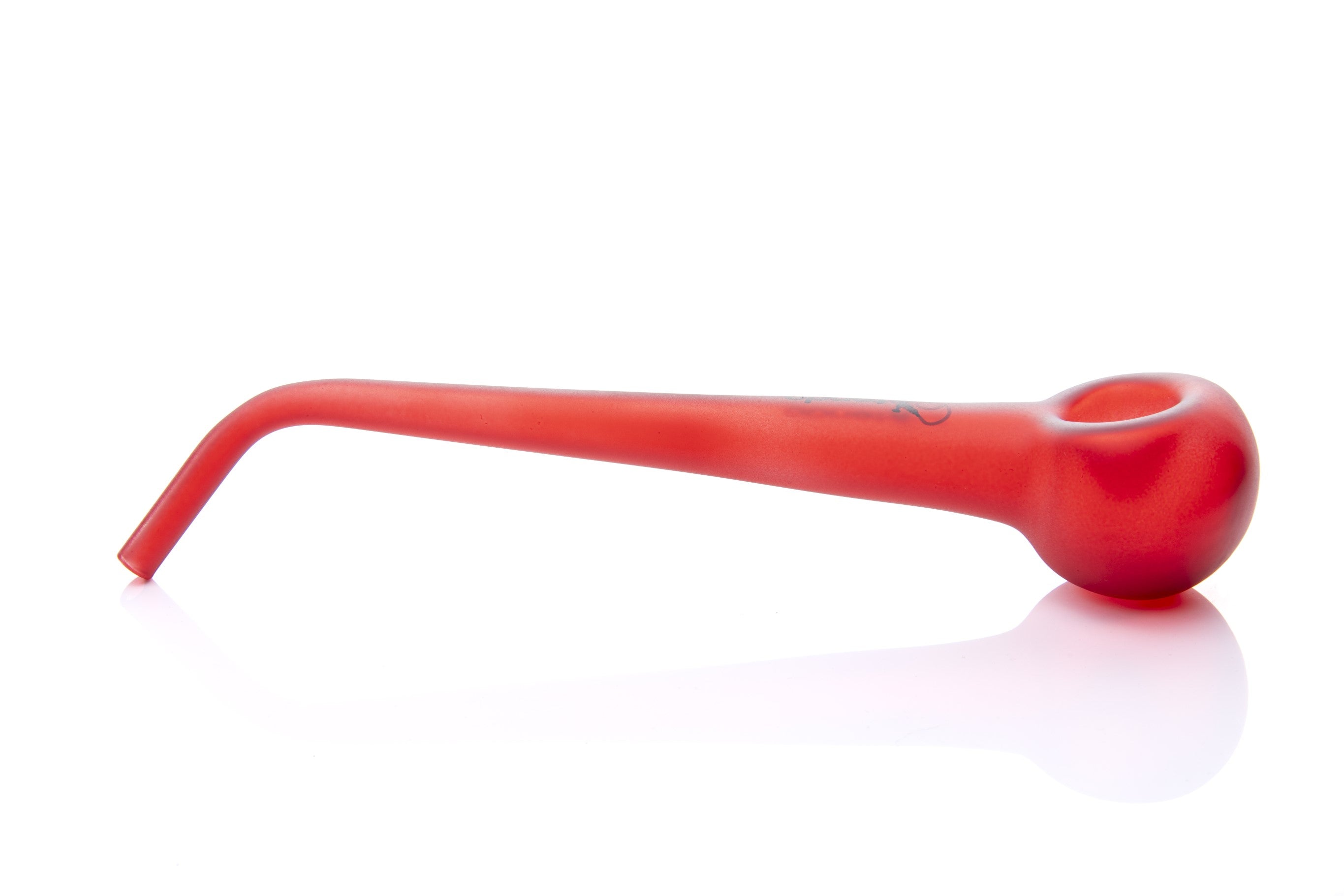 Xtendo Gandalf Glass Pipe (RED) — Long Stem Wizard-Style Churchwarden Hand Pipe