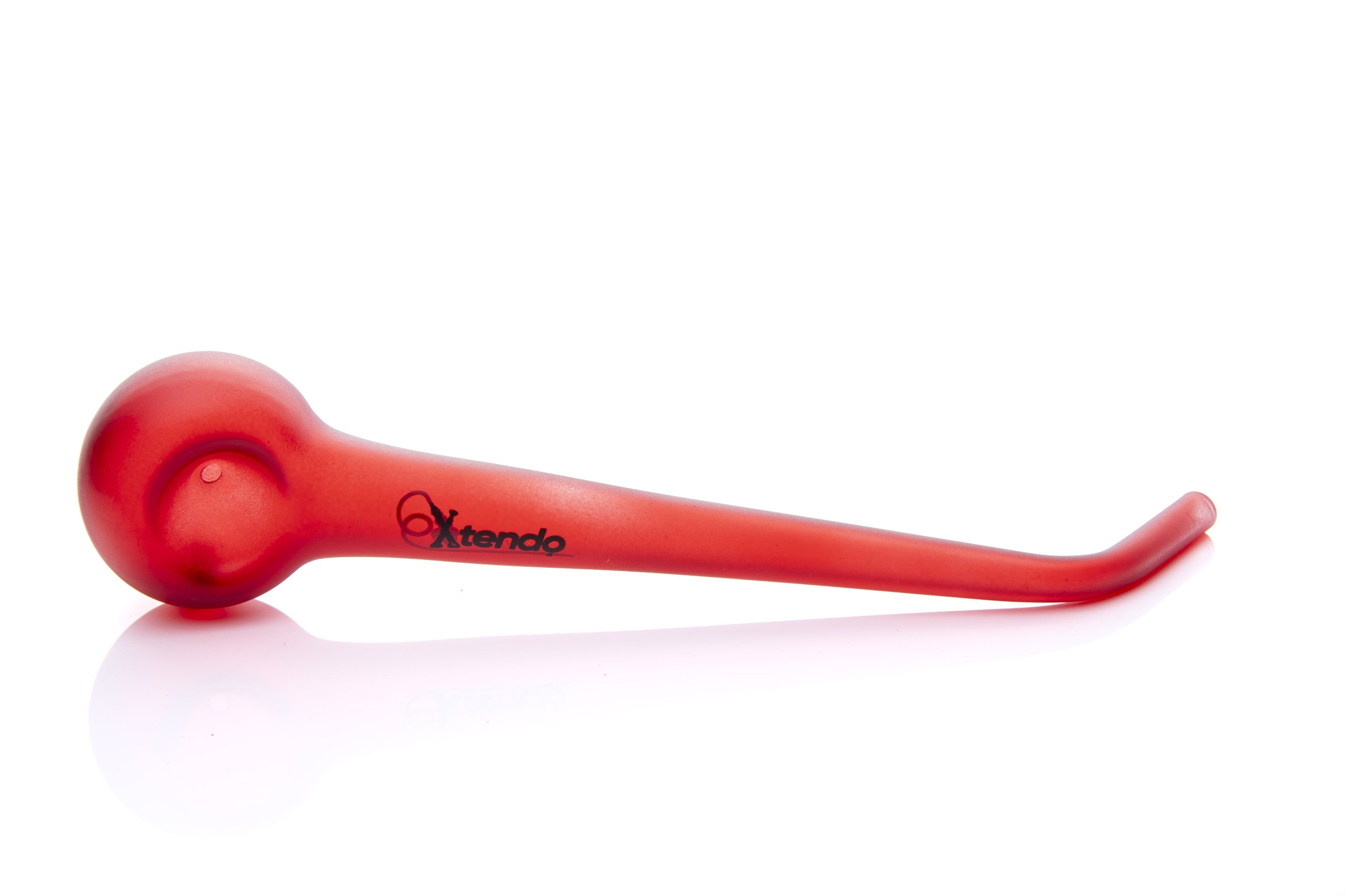 Xtendo Gandalf Glass Pipe (RED) — Long Stem Wizard-Style Churchwarden Hand Pipe