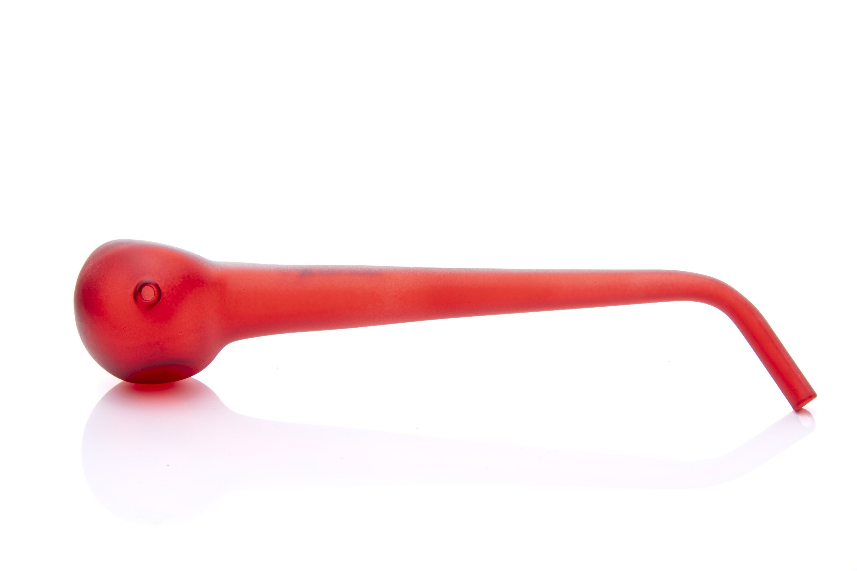 Xtendo Gandalf Glass Pipe (RED) — Long Stem Wizard-Style Churchwarden Hand Pipe