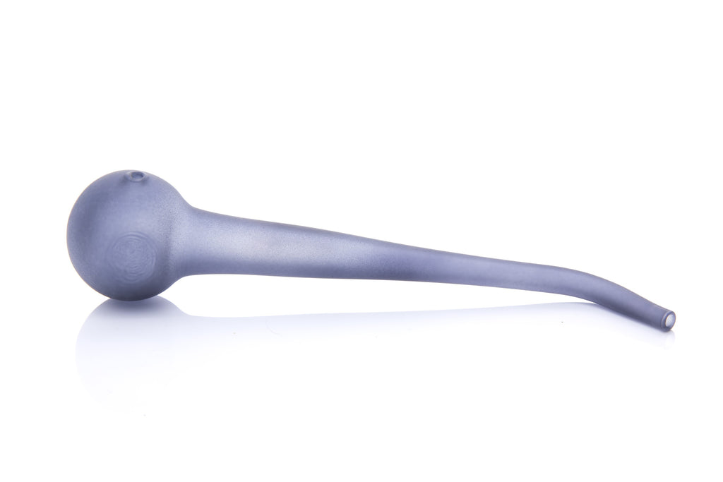 Xtendo Gandalf Glass Pipe (BLACK) — Long Stem Wizard-Style Churchwarden Hand Pipe