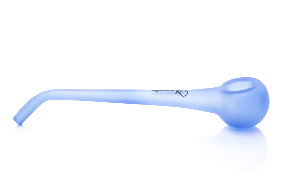 Xtendo Gandalf Glass Pipe (BLUE) — Long Stem Wizard-Style Churchwarden Hand Pipe
