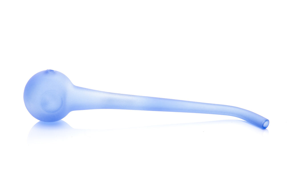 Xtendo Gandalf Glass Pipe (BLUE) — Long Stem Wizard-Style Churchwarden Hand Pipe