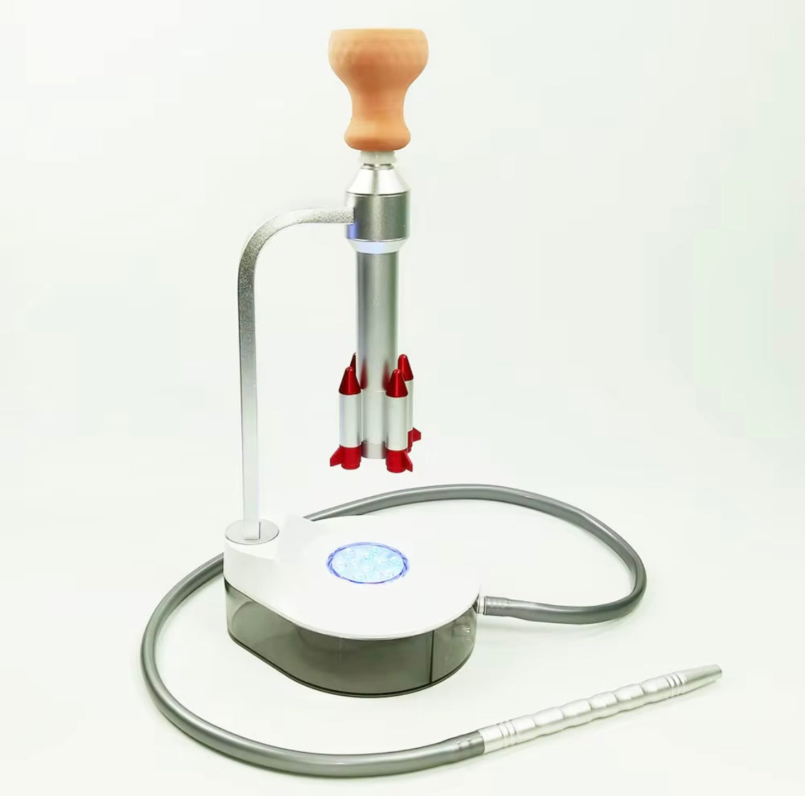 Silver Rocket Hookah