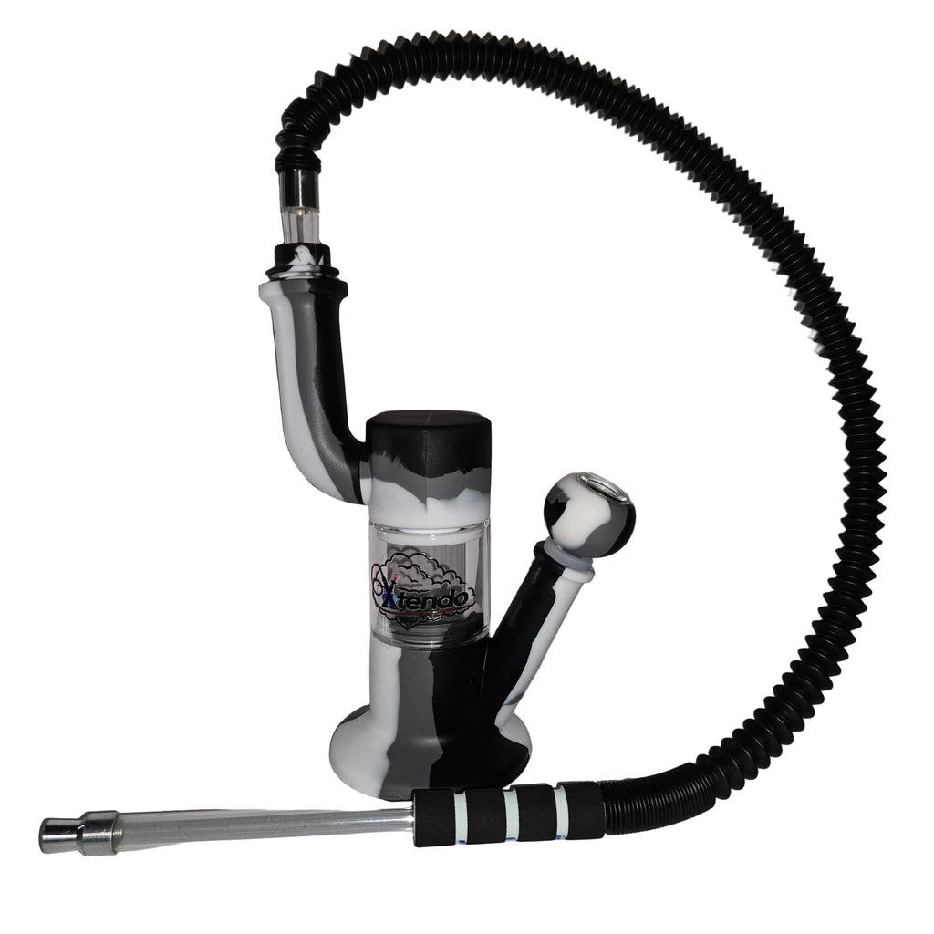 Xtendo Hybrid Complete Kit with Xtendo Adapter, Silicone/Glass Bowl, & Extendable Hose
