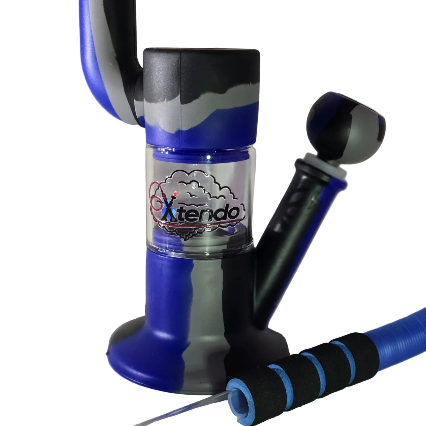 Xtendo Hybrid Complete Kit with Xtendo Adapter, Silicone/Glass Bowl, & Extendable Hose