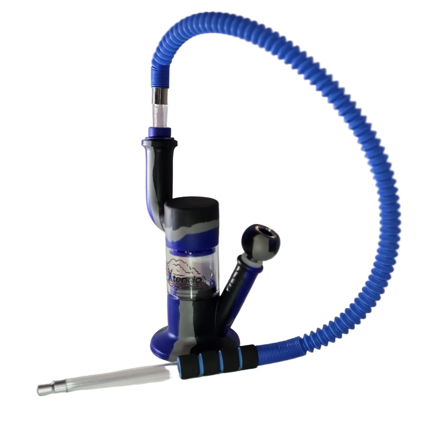 Xtendo Hybrid Complete Kit with Xtendo Adapter, Silicone/Glass Bowl, & Extendable Hose