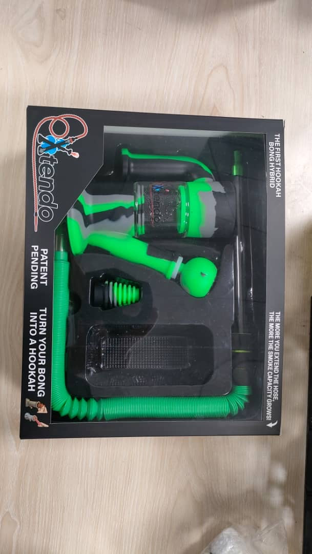 Xtendo Hybrid Complete Kit with Xtendo Adapter, Silicone/Glass Bowl, & Extendable Hose